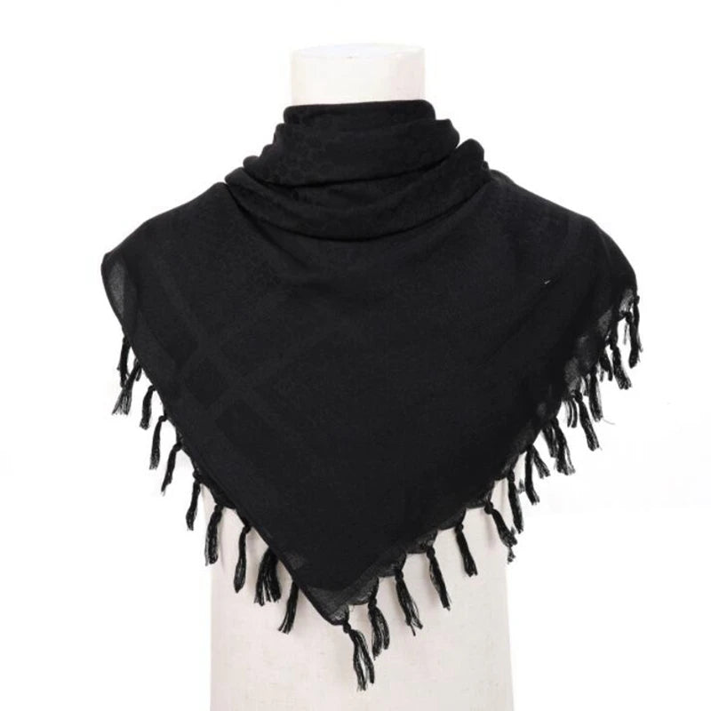 Python Snake Pattern Men's Shemagh Arabic Head Scarf Male Desert Black Palestine Keffiyeh Women's Scarf Outdoor Hunting Tactical