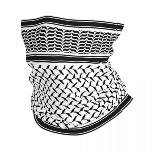 Palestinian Keffiyeh Palestine Map Bandana Neck Gaiter Printed Balaclavas Wrap Scarf Multi-use Headwear Hiking Unisex Washable