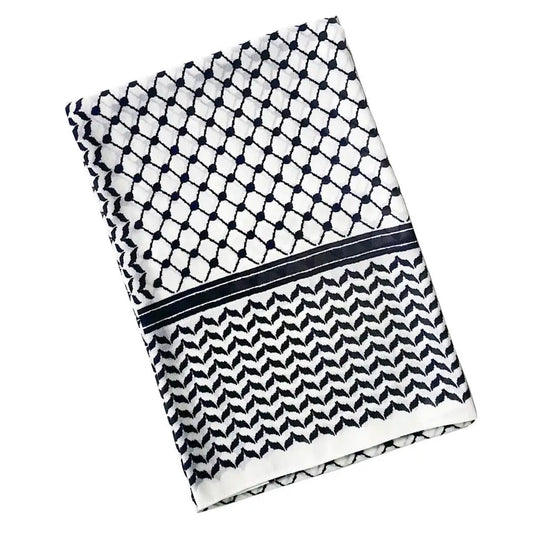 Palestine Scarf Keffiyeh Print Muslim Ladies Chiffon Hijab Keffiyeh Palestine High Quality Scarf Hijab Muslim Women's Shawl