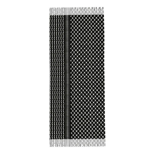 Breathable Man Outdoor Keffiyeh Ethnic Palestine Scarf Anti Uv Keffiyeh Dropship