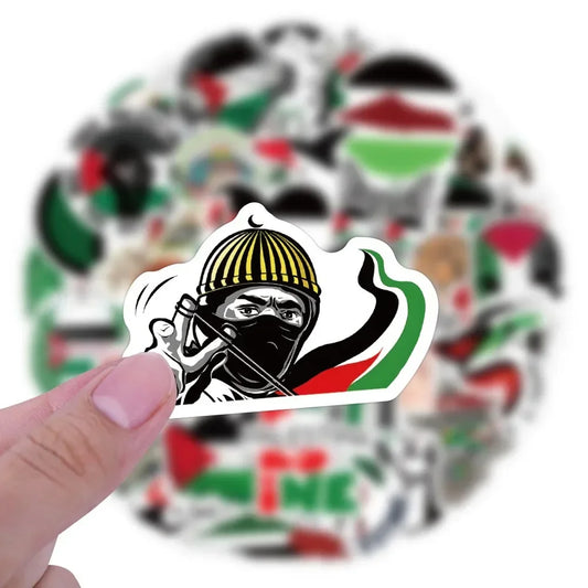 10/50Pcs Free Country Stickers Decal Motorcycle Laptop Phone Luggage Car Skateboard Bike Waterproof Sticker