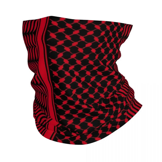 Palestine Palestinian Kufiya Pattern Bandana Neck Cover Printed Balaclavas Wrap Scarf Multi-use Headband Riding Unisex Adult